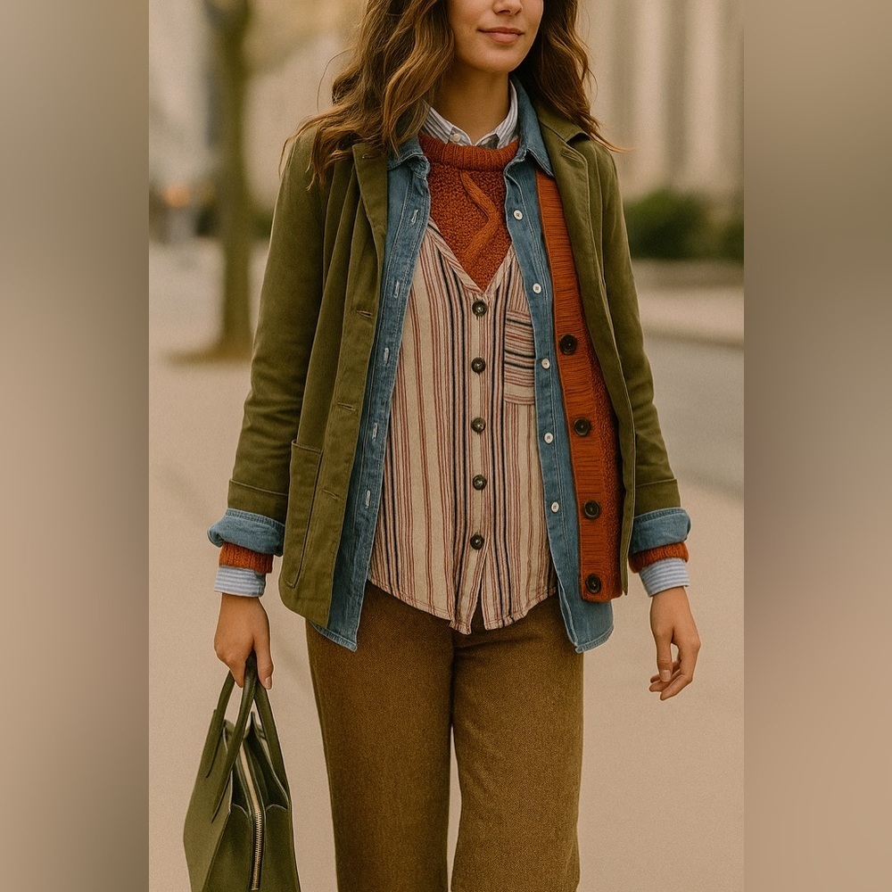 LILY MORGAN | Linen Striped Sleeveless Top with Pocket and Button Down